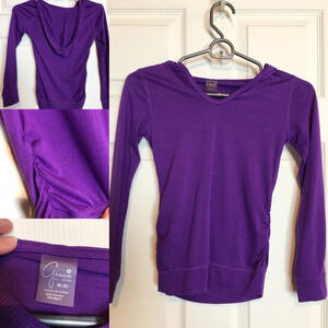 Gracie by Soybu Abby Girls Purple Hoodie Size 8 Performance